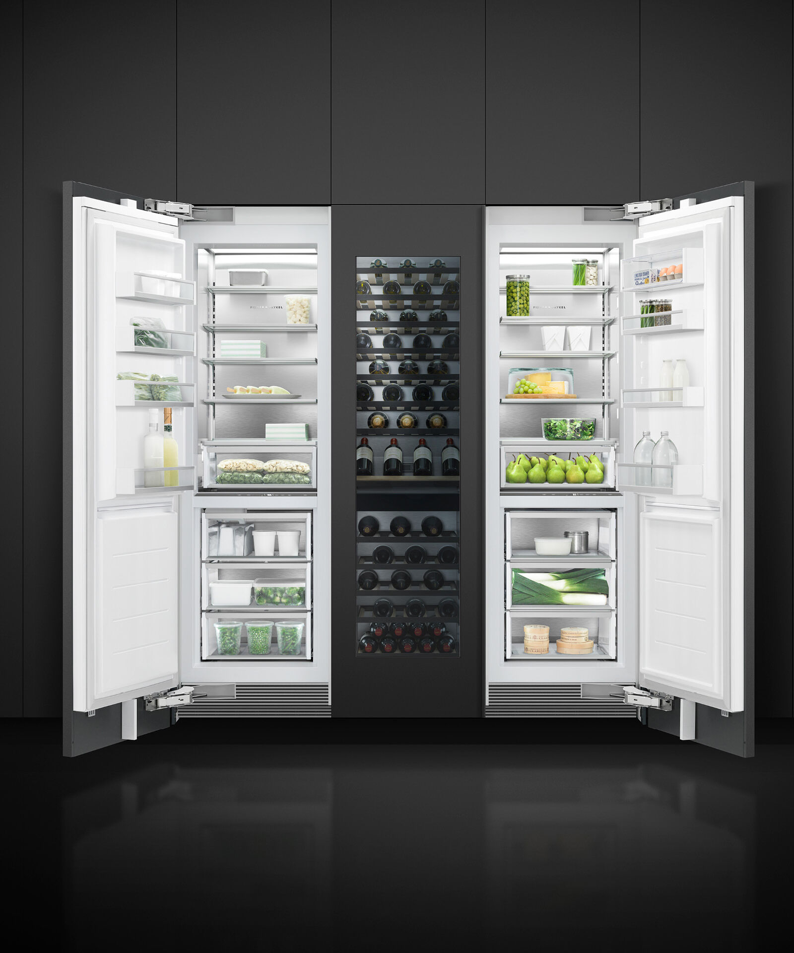 嵌入式立式冷凍櫃, 61cm, 自動製冰 gallery image 9.0