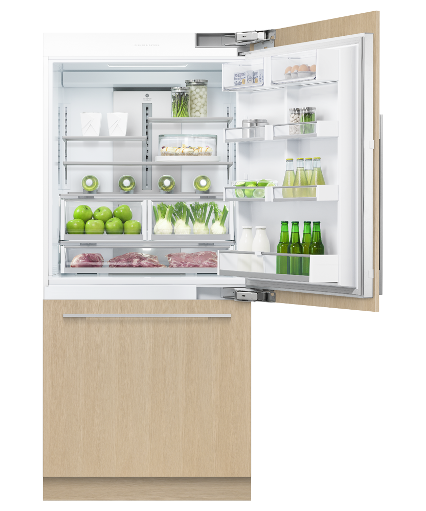Integrated Refrigerator Freezer, 91cm, Ice gallery image 2.0